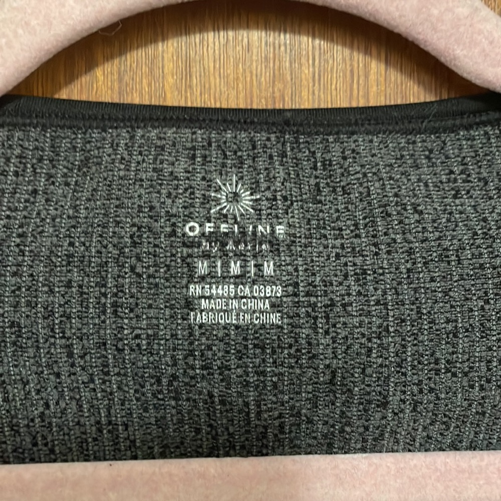 NWOT Aerie Ribbed Crop Top - Picture 3 of 5